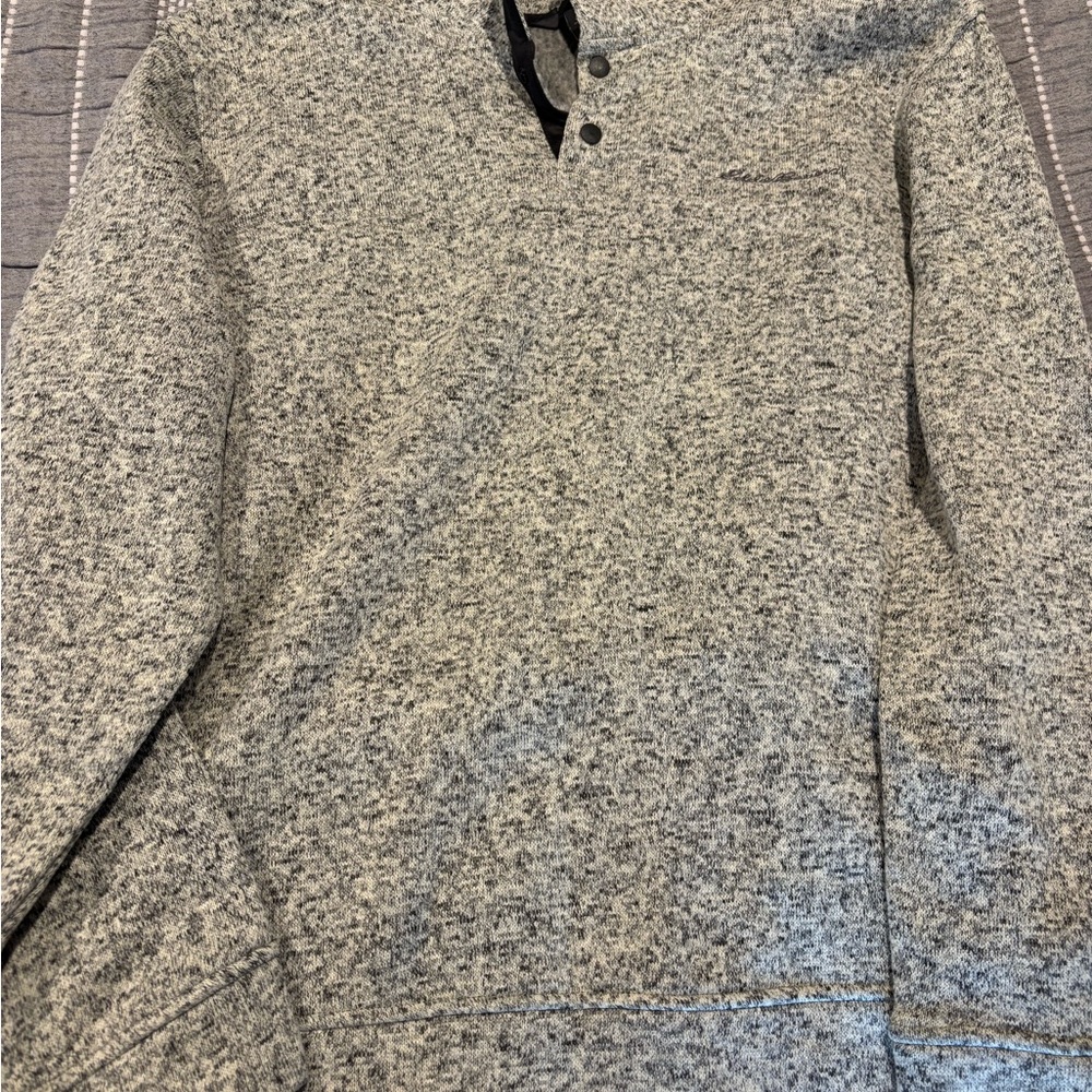 Gray Henley Sweater